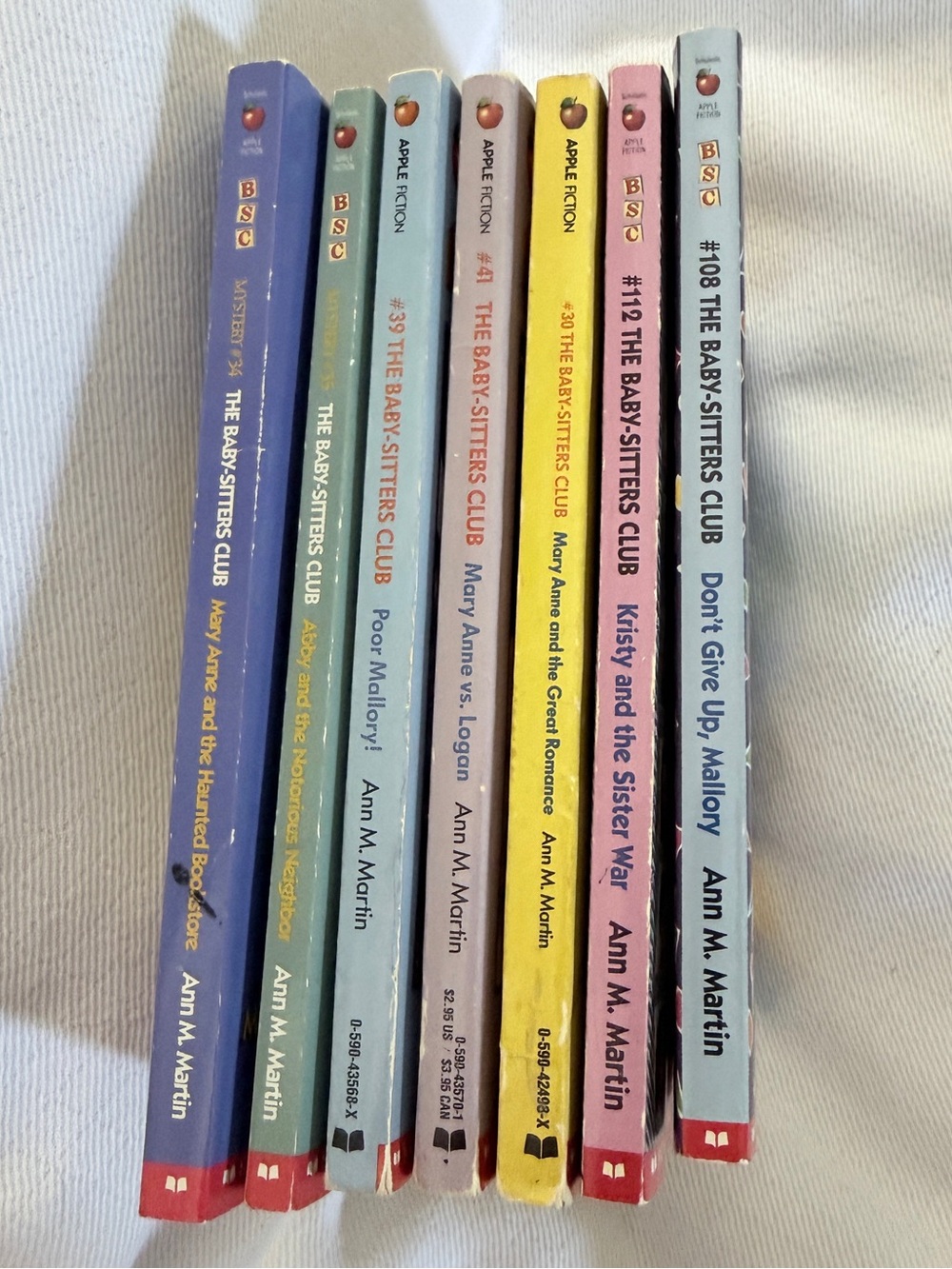 Lot of 7 Vintage The Baby-Sitters Club Books by Ann M. Martin paperbacks - Picture 4 of 10